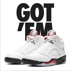 Jordan Retro 5 “Fire Red”